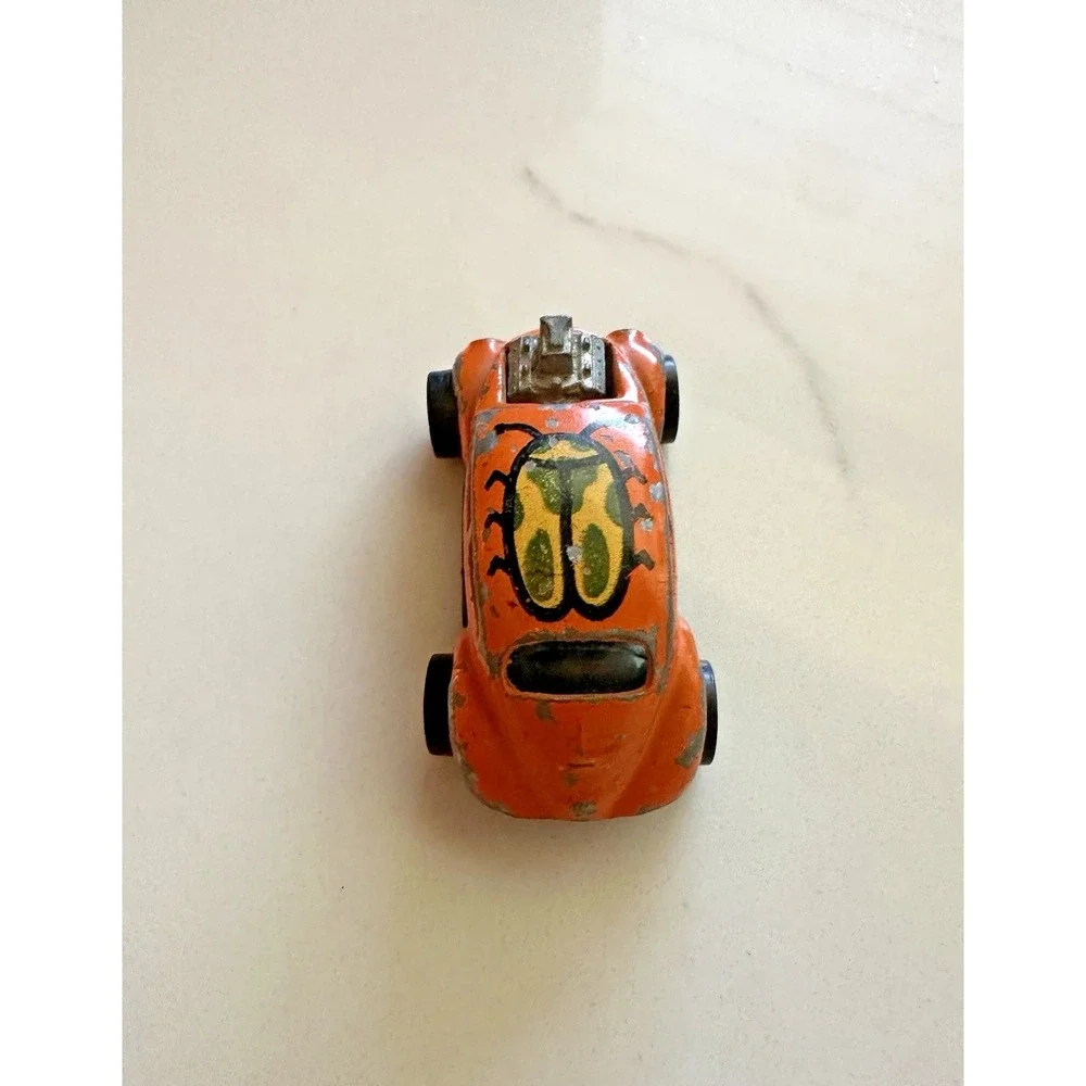 Hot Wheels 1967 Redline Volkswagen Beetle VW Bug Custom Orange Vintage Mattel